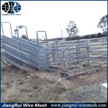 Ворота с высокой прочностью сварных ворот / забор из серебристого цвета для лошадей / металлическая решетка для ограждения